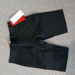 NWT Nove black boys dress shorts slim fit size 7